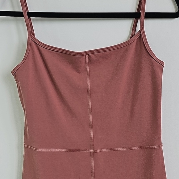 SOLD Aritzia Divinity Jumpsuit, Ladies M in Burnt Orange/Rust - Picture 2 of 6